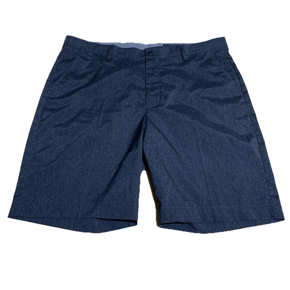 Greg Norman Men's Golf Shorts‎ Flat Front Chino Black  Size 36 Logo